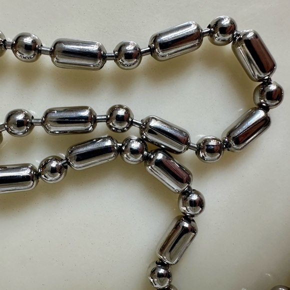 Chunky faceted lucite pendant chain necklace 🌟STYLIST piece🌟 - Picture 5 of 8